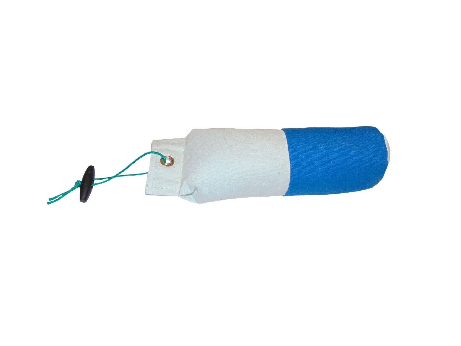 1lb Dummy with Toggle - White PVC & Blue Canvas